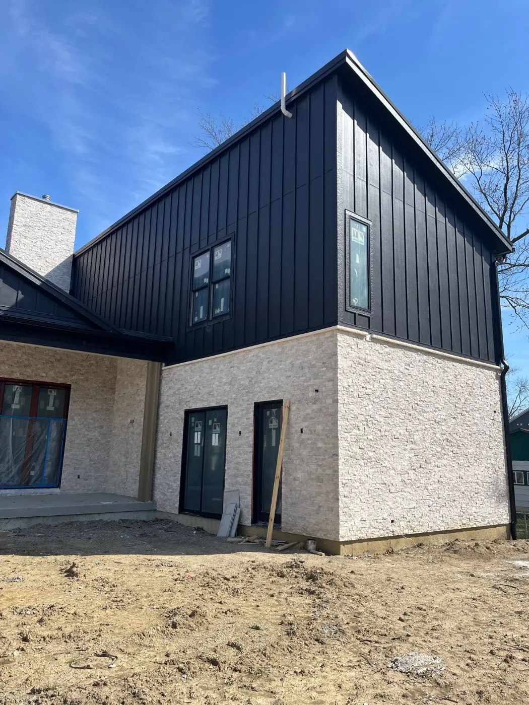 Fiber cement siding installed on a McCordsville home
